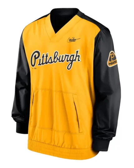 MLB Pittsburgh Pirates Nike Cooperstown Windbreaker Pullover Top | Trendy Leather Jackets