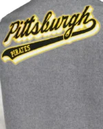MLB Pittsburgh Pirates Pro Standard Gray Varity Jacket | Trendy Leather Jackets