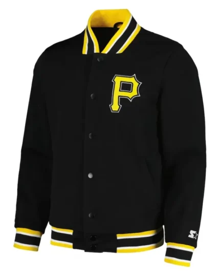 MLB Pittsburgh Pirates Secret Weapon Black Jacket | Trendy Leather Jackets