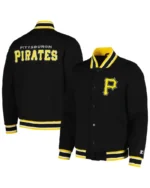 MLB Pittsburgh Pirates Secret Weapon Black Jacket | Trendy Leather Jackets