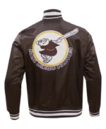 MLB San Diego Padres Classic Satin Jacket | Trendy Leather Jackets