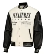 MLB San Diego Padres Pleasures Varsity Jacket | Trendy Leather Jackets
