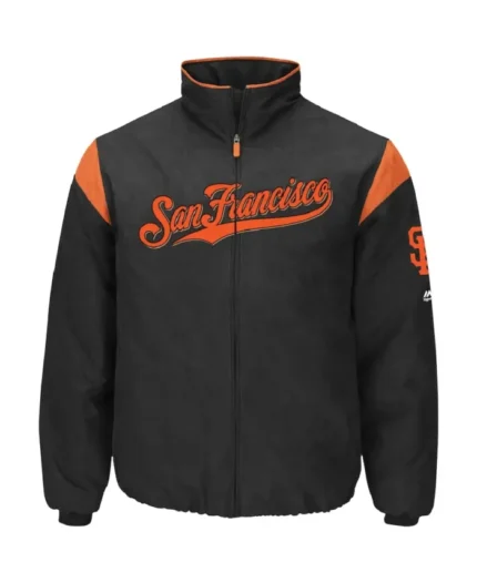 MLB San Francisco Giants On-Field Jacket | Trendy Leather Jackets