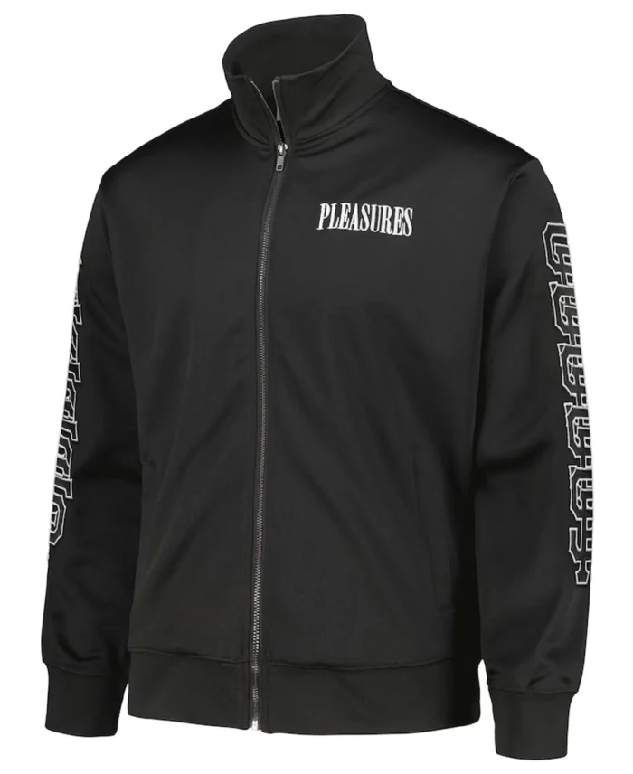 MLB San Francisco Giants Pleasures Pitcher Track Jacket | Trendy Leather Jackets