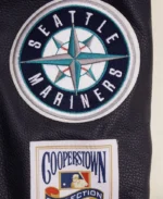 MLB Seattle Mariners Retro Classic Varsity Jacket | Trendy Leather Jackets