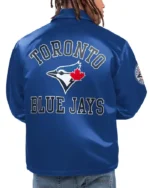 MLB Starter Royal Toronto Blue Jays Coaches Jacket | Trendy Leather Jackets