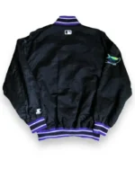 MLB Tampa Bay Devil Rays Satin Vintage Bomber Jacket | Trendy Leather Jackets