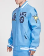 MLB Tampa Bay devil Rays Wool Varsity Jacket | Trendy Leather Jackets