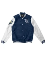 MLB Tampa Bay Rays Club Varsity Jacket | Trendy Leather Jackets