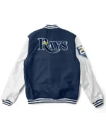MLB Tampa Bay Rays Club Varsity Jacket | Trendy Leather Jackets