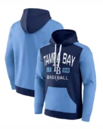MLB Tampa Bay Rays Fanatics Chip Pullover Hoodie | Trendy Leather Jackets