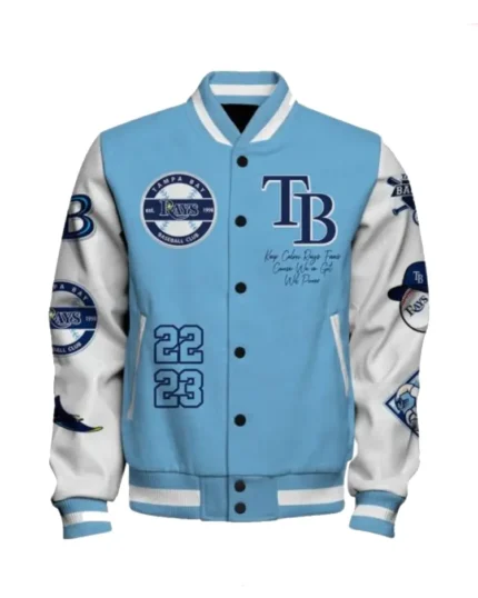 MLB Tampa Bay Rays Hot Trend Varsity Jacket | Trendy Leather Jackets