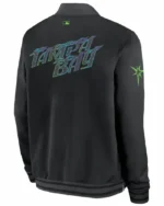 MLB Tampa Bay Rays Nike Black City Connect Pelican Bomber Jacket | Trendy Leather Jackets