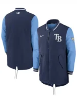 MLB Tampa Bay Rays Nike Navy Dugout Performance Jacket | Trendy Leather Jackets