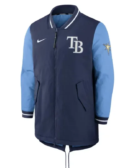 MLB Tampa Bay Rays Nike Navy Dugout Performance Jacket | Trendy Leather Jackets