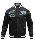 MLB Tampa Bay Rays Retro Classic Satin Jacket | Trendy Leather Jackets