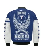 MLB Texas Rangers 3D Bomber Jacket | Trendy Leather Jackets