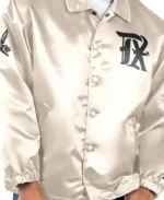 MLB Texas Rangers Option Route Coaches Jacket | Trendy Leather Jackets