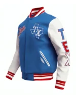 MLB Texas Rangers Wool Varsity Jacket | Trendy Leather Jackets