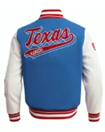 MLB Texas Rangers Wool Varsity Jacket | Trendy Leather Jackets