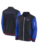 MLB Toronto Blue Jays 2024 Game Time Bomber Jacket | Trendy Leather Jackets
