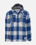 MLB Toronto Blue Jays Sherpa Flannel Jacket | Trendy Leather Jackets