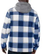 MLB Toronto Blue Jays Sherpa Flannel Jacket | Trendy Leather Jackets