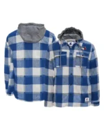 MLB Toronto Blue Jays Sherpa Flannel Jacket | Trendy Leather Jackets