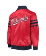 MLB Washington Nationals Starter Captain II Varsity Jacket | Trendy Leather Jackets