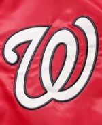 MLB Washington Nationals Starter Captain II Varsity Jacket | Trendy Leather Jackets