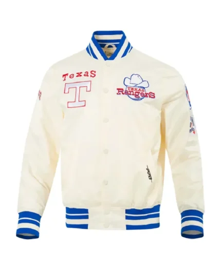 MlbTexas Rangers Pro Standard Retro Classic Satin Jacket | Trendy Leather Jackets