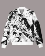 Moonrise Anime Bomber Jacket | Trendy Leather Jackets