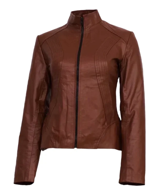Moras Women’s Brown Leather Jacket | Trendy Leather Jackets