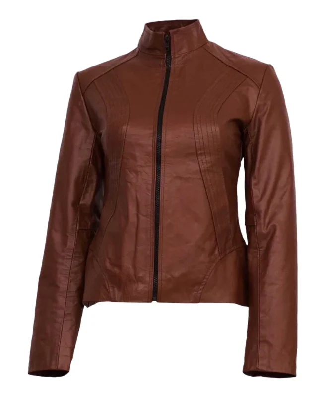 Moras Women’s Brown Leather Jacket | Trendy Leather Jackets