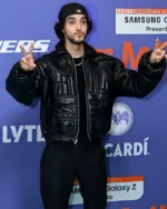 MTV MIAW 2024 Ricky Limon Leather Jacket | Trendy Leather Jackets