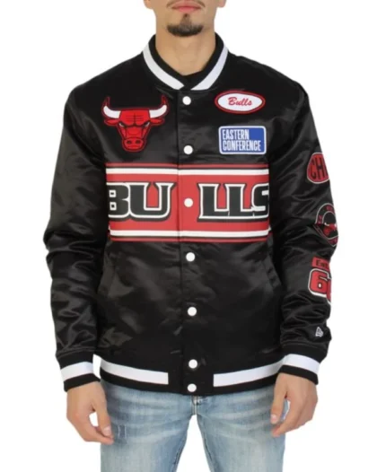 NBA Chicago Bullsall-Star Game Bomber Jacket | Trendy Leather Jackets