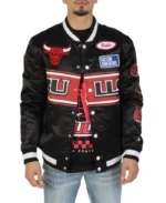 NBA Chicago Bullsall-Star Game Bomber Jacket | Trendy Leather Jackets
