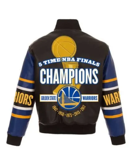 NBA Golden State Warriors Finals Champions Leather Jacket | Trendy Leather Jackets