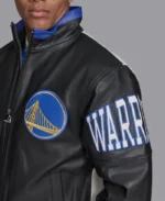 NBA Golden State Warriors Leather Jacket | Trendy Leather Jackets