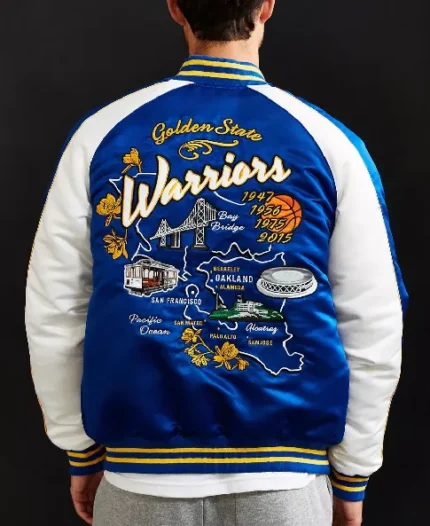 NBA Golden State Warriors Souvenir Jacket | Trendy Leather Jackets