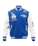 NBA Los Angeles Dodgers Blue Varsity Jacket | Trendy Leather Jackets
