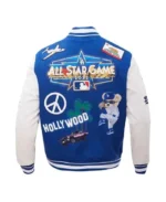 NBA Los Angeles Dodgers Blue Varsity Jacket | Trendy Leather Jackets