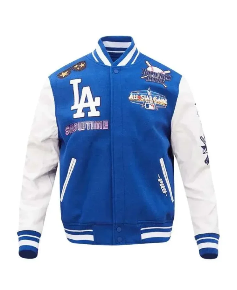 NBA Los Angeles Dodgers Blue Varsity Jacket | Trendy Leather Jackets