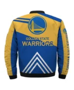 NBA Men's Golden State Warriors Bomber Jacket | Trendy Leather Jackets