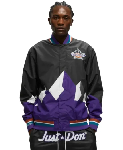 NBA Utah Jazz Just Don Bomber Jacket | Trendy Leather Jackets