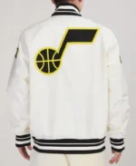 NBA Utah Jazz Retro Classic Satin Jacket | Trendy Leather Jackets