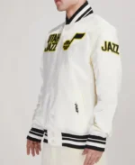 NBA Utah Jazz Retro Classic Satin Jacket | Trendy Leather Jackets