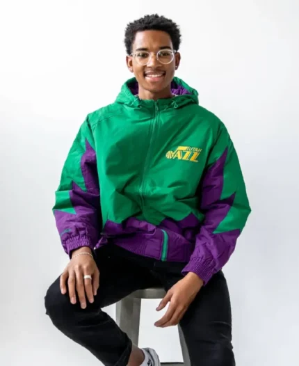 NBA Utah Jazz Retro Green Jacket | Trendy Leather Jackets