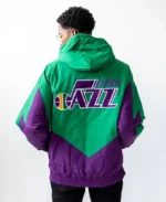 NBA Utah Jazz Retro Green Jacket | Trendy Leather Jackets