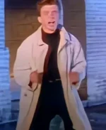 Never Gonna Give You Up Rick Astley White Coat | Trendy Leather Jackets